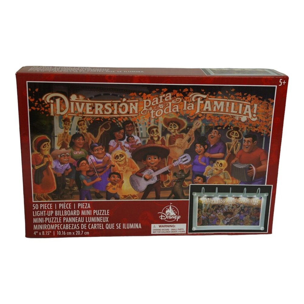 Disney Parks‎ California Adventure COCO Light-Up Pixar Pier Billboard Puzzle New